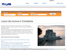 Tablet Screenshot of constanta.myjob.ro