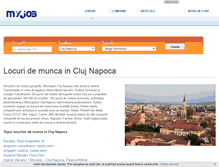 Tablet Screenshot of cluj-napoca.myjob.ro